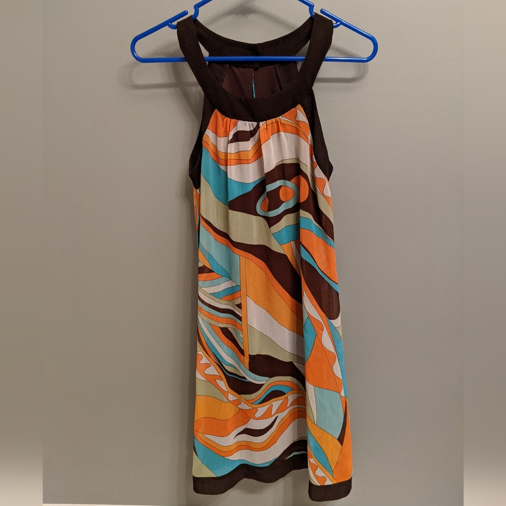 Women's colorful sun dress - size 3/4